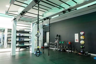 Modern gym facility at gym the great